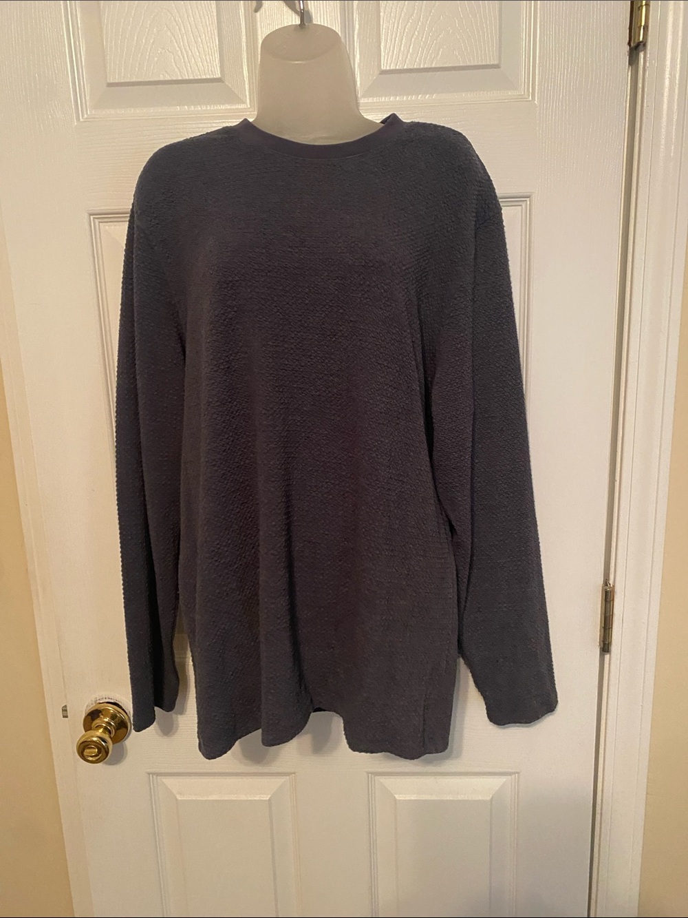 Magaschoni Man Cozy Crewneck Pullover Sweater in Charcoal